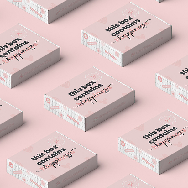 pink mailer box