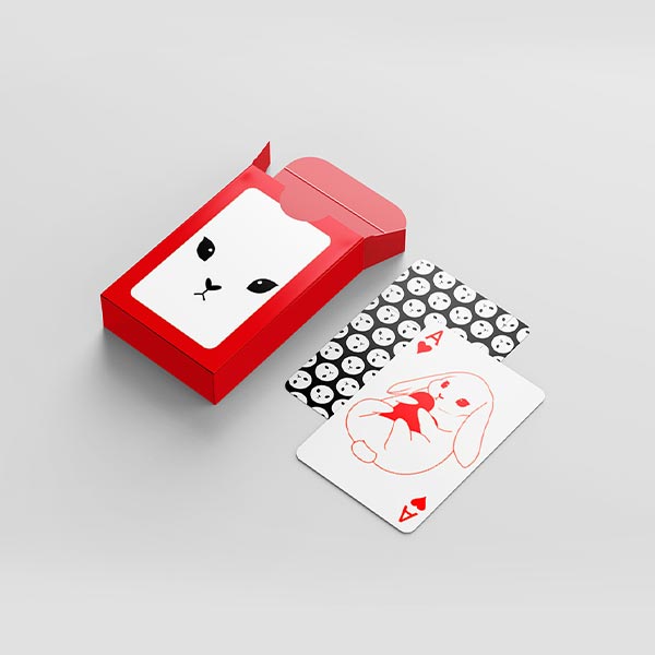 playing card display case