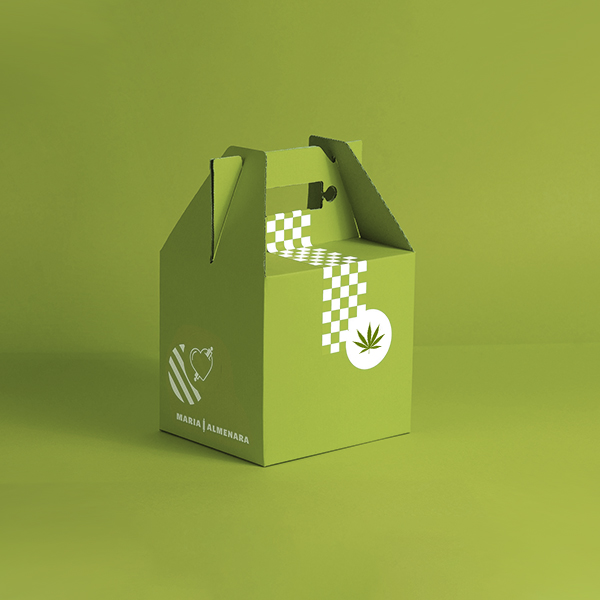 printed cbd gable boxes