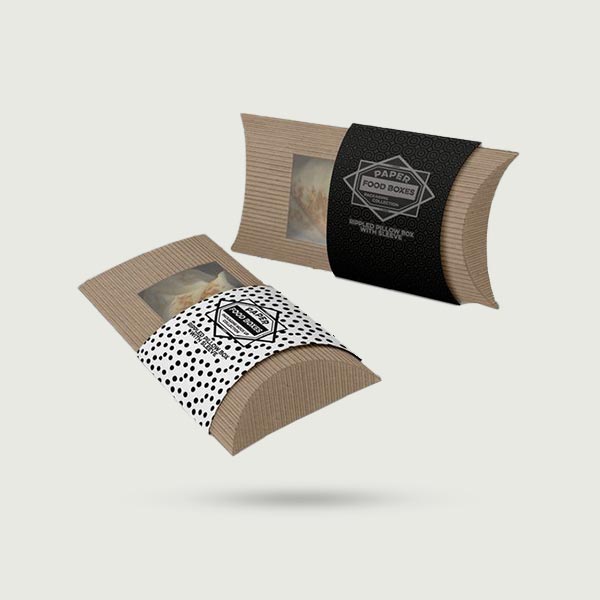 printed christmas pillow boxes