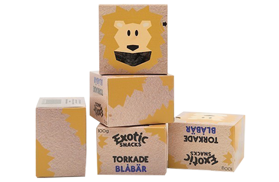 printed cube boxes