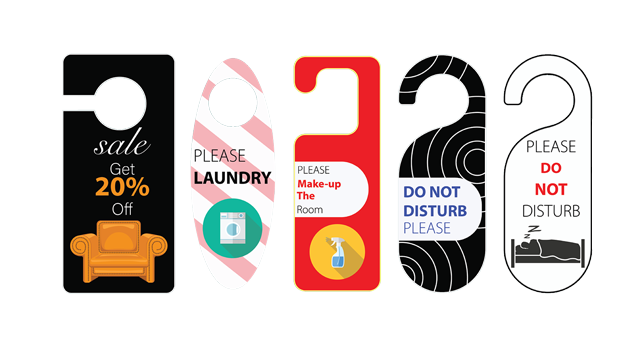 printed door hangers