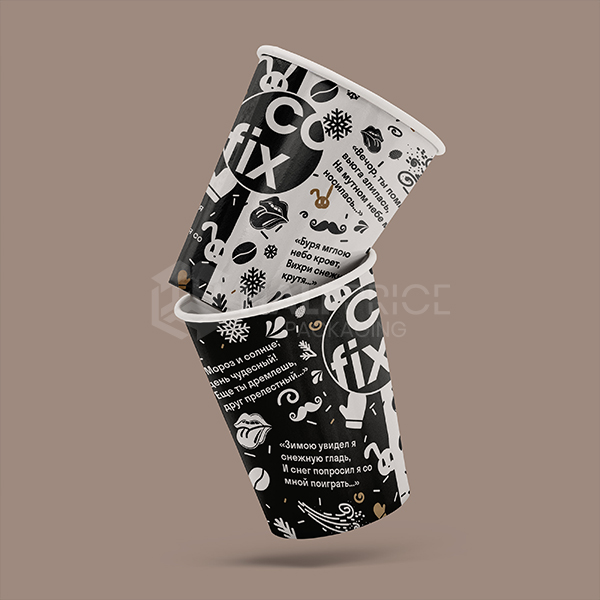 restaurant style coffee cups