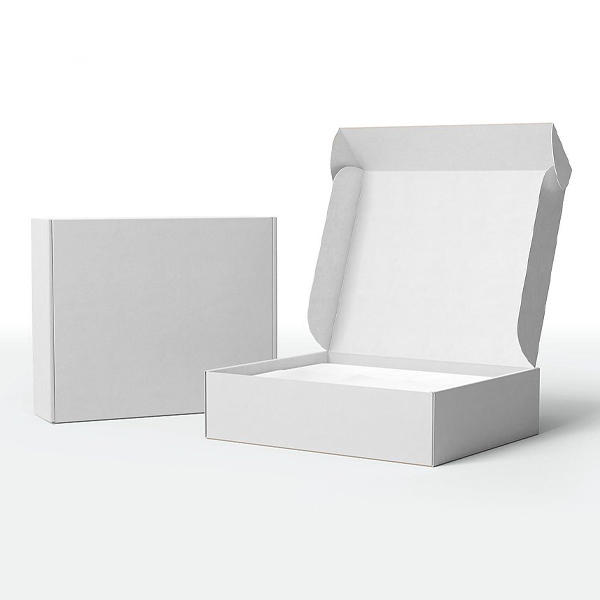 small white shipping boxes