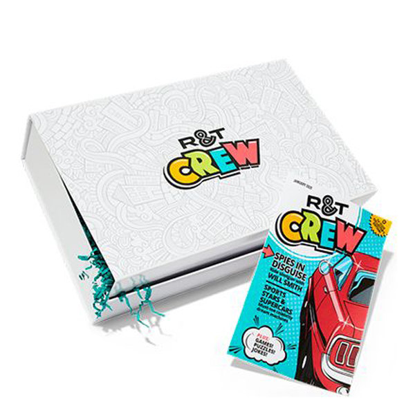 Subscription boxes for kids with logo