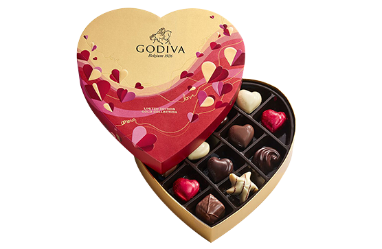 valentines chocolate box