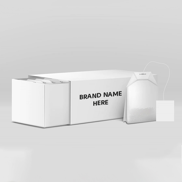 white label black and white generic food packaging
