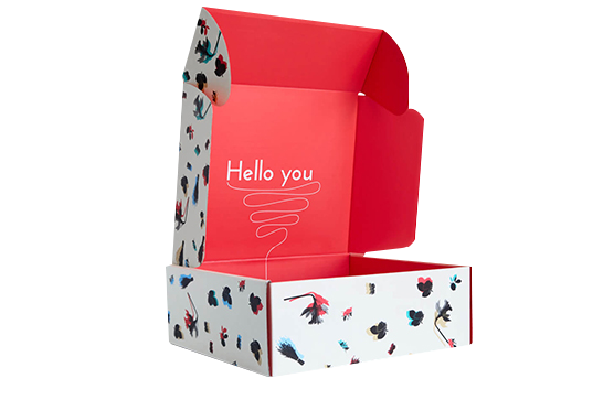 white tab lock mailer boxes