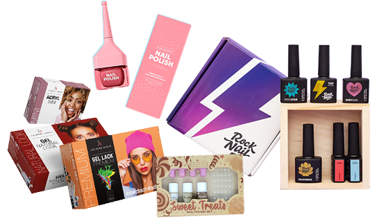 nail care product boxes